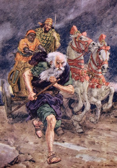 Elia strinse la sua cintura e corse davanti al carro da Charles Edmund Brock